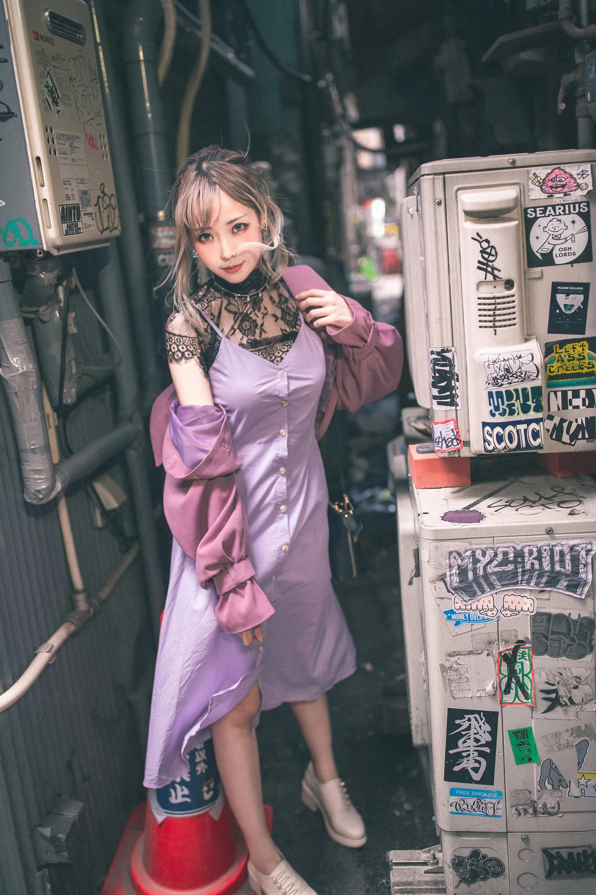 ElyEE子 – NO.90 [2020 Ely Collection] Digital photo set 10套-4 Pale Lavender [54P]插图4